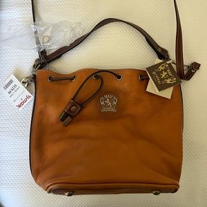 Pratesi Firenze Bucket Purse / Cognac
